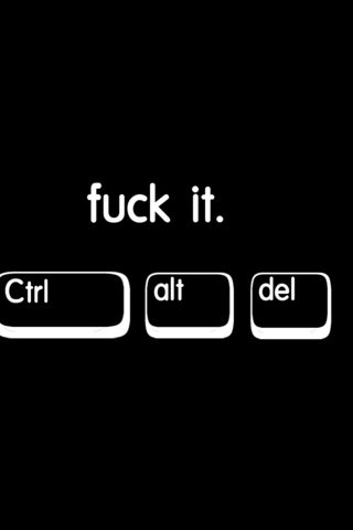 Обои клавиши, ctrl, fuck it, alt, del, keys разрешение 1920x1200 Загрузить