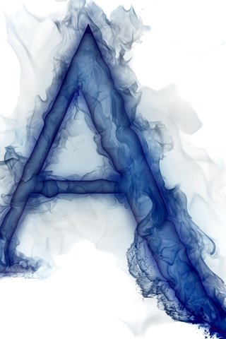 Обои дым, буква, газ, a, литера, smoke, letter, gas, litera разрешение 2560x1600 Загрузить