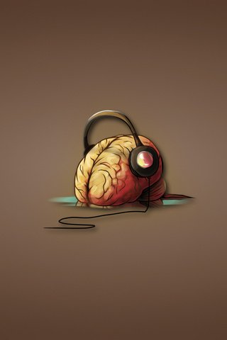 Обои музыка, наушники, минимализм, шнур, мозг, слизь, music, headphones, minimalism, cord, brain, mucus разрешение 1920x1200 Загрузить