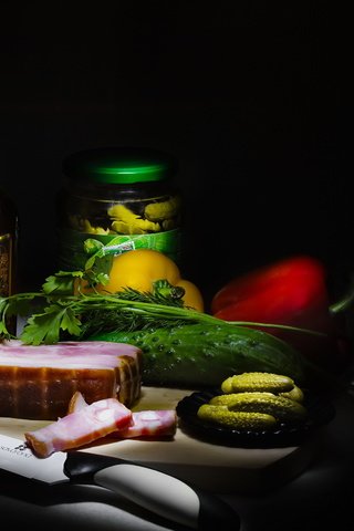 Обои овощи, мясо, пиво, алкоголь, натюрморт, vegetables, meat, beer, alcohol, still life разрешение 2560x1600 Загрузить