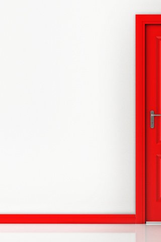 Обои интерьер, красная, дверь, interior, red, the door разрешение 2880x1800 Загрузить