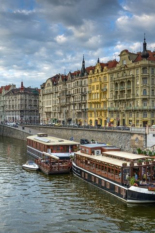 Обои река, здания, прага, чехия, river, building, prague, czech republic разрешение 4931x3267 Загрузить