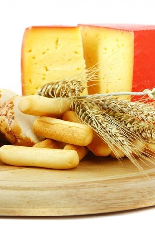 Обои колосья, сыр, хлеб, кусочки, выпечка, злаки, палочки, ears, cheese, bread, pieces, cakes, cereals, sticks разрешение 1920x1343 Загрузить