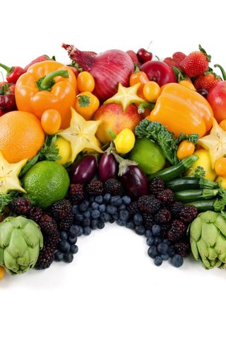 Обои фрукты, ягоды, овощи, natural foods, fruit, berries, vegetables разрешение 2100x1400 Загрузить