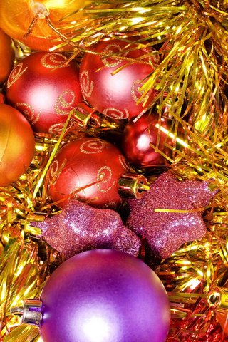 Обои новый год, шары, украшения, игрушки, рождество, елочные украшение, new year, balls, decoration, toys, christmas, christmas decoration разрешение 3840x2560 Загрузить