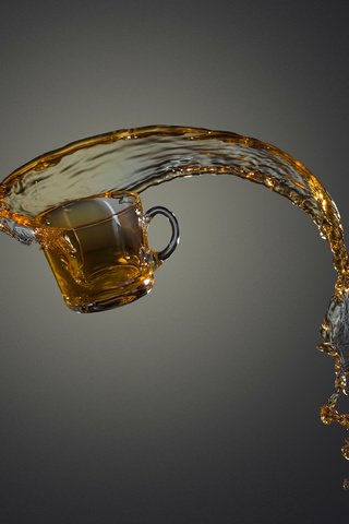 Обои брызги, чашка, всплеск, стекло, чай, alex koloskov, squirt, cup, splash, glass, tea разрешение 2024x1397 Загрузить