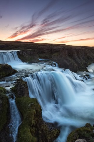 Обои водопад, поток, исландия, каскад, гюдльфосс, водопад годафосс, waterfall, stream, iceland, cascade, gullfoss разрешение 1920x1200 Загрузить