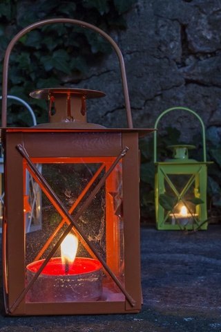 Обои свет, фонари, свечи, огонь, фонарики, light, lights, candles, fire, lanterns разрешение 3840x2400 Загрузить