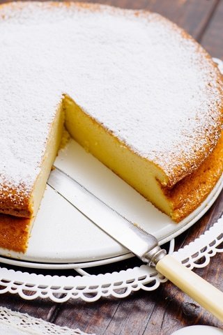 Обои выпечка, торт, сахарная пудра, лимонный десерт, cakes, cake, powdered sugar, lemon dessert разрешение 2048x1323 Загрузить