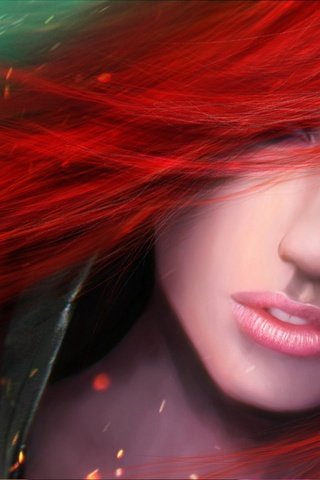 Обои девушка, рыжая, бугага, katarina, the sinister blade, лига легенд, girl, red, lol, league of legends разрешение 1920x1200 Загрузить