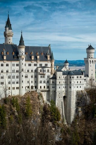 Обои германия, бавария, замок нойшванштайн, баварии, germany, bayern, neuschwanstein castle, bavaria разрешение 2880x1212 Загрузить