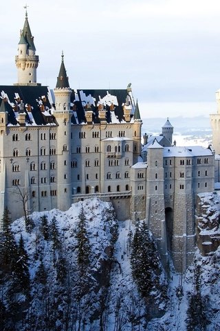 Обои германия, бавария, замок нойшванштайн, баварии, germany, bayern, neuschwanstein castle, bavaria разрешение 2560x1600 Загрузить