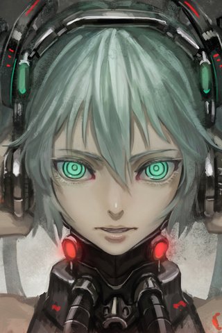 Обои арт, девушка, аниме, наушники, вокалоид, хацунэ мику, art, girl, anime, headphones, vocaloid, hatsune miku разрешение 2000x1182 Загрузить