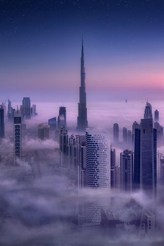 Обои пейзаж, город, небоскребы, здания, дубай, оаэ, landscape, the city, skyscrapers, building, dubai, uae разрешение 1920x1280 Загрузить