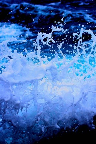 Обои море, волна, брызги, пена, sea, wave, squirt, foam разрешение 2800x1867 Загрузить