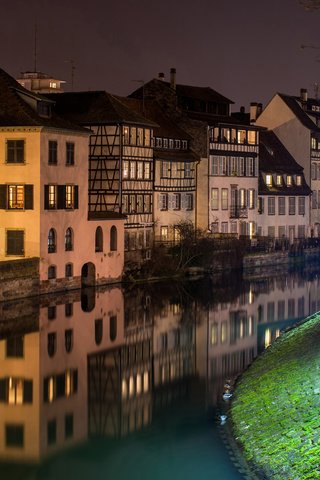 Обои город, канал, франция, страсбург, the city, channel, france, strasbourg разрешение 2880x1800 Загрузить