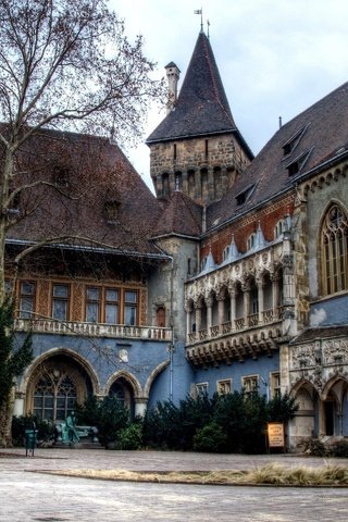 Обои замок, город, венгрия, будапешт, castle, the city, hungary, budapest разрешение 1920x1200 Загрузить