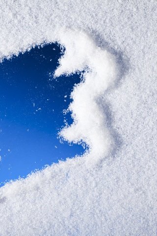 Обои снег, зима, снежинки, голубая, snow, winter, snowflakes, blue разрешение 2880x1920 Загрузить