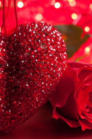 Обои розы, красный, сердце, любовь, романтика, roses, red, heart, love, romance разрешение 1920x1080 Загрузить