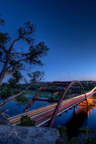 Обои река, мост, город, техас, остин, river, bridge, the city, texas, austin разрешение 3162x2080 Загрузить