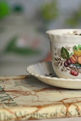 Обои кружка, блюдце, чашка, книга, mug, saucer, cup, book разрешение 2048x1403 Загрузить