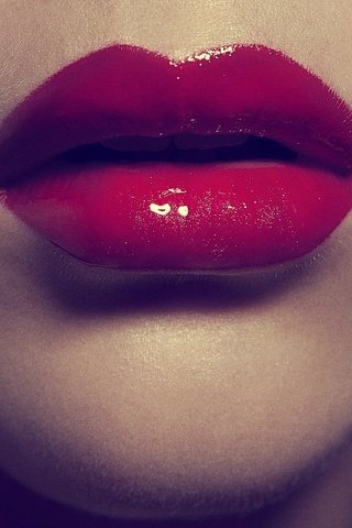 Обои блеск, губы, лицо, рот, помада, красная помада, shine, lips, face, mouth, lipstick, red lipstick разрешение 1920x1261 Загрузить