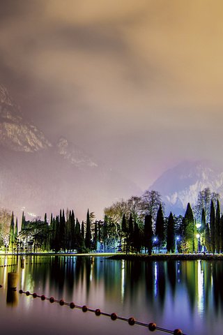 Обои озеро, италия, путешествия, вечернее, гарда, lake, italy, travel, evening, garda разрешение 1920x1080 Загрузить