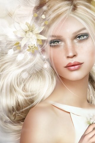 Обои цветы, девушка, блондинка, портрет, бабочка, flowers, girl, blonde, portrait, butterfly разрешение 1995x1170 Загрузить