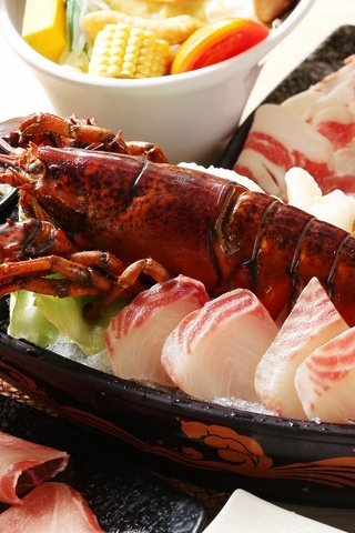 Обои рыба, морепродукты, омар, рак, fish, seafood, omar, cancer разрешение 1920x1279 Загрузить