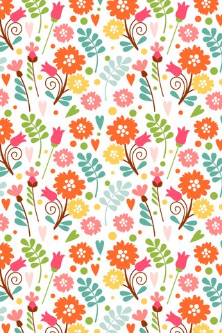 Обои цветы, узор, весна, flowers, pattern, spring разрешение 3000x2000 Загрузить