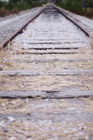 Обои железная дорога, рельсы, шпалы, камни, путь, гравий, railroad, rails, sleepers, stones, the way, gravel разрешение 2048x1365 Загрузить