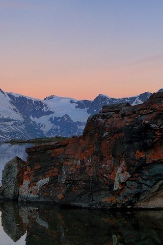 Обои река, горы, природа, камни, утро, river, mountains, nature, stones, morning разрешение 1920x1080 Загрузить