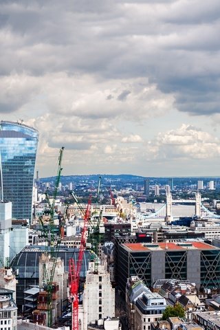 Обои лондон, город, небоскребы, дома, англия, london, the city, skyscrapers, home, england разрешение 3240x1080 Загрузить