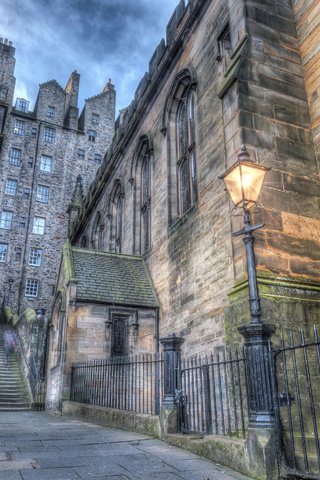 Обои фонари, лестница, домики, шотландия, hdr, эдинбург, lights, ladder, houses, scotland, edinburgh разрешение 3750x2892 Загрузить