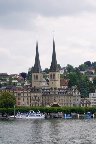 Обои озеро, швейцария, дома, церковь, люцерн, lake, switzerland, home, church, lucerne разрешение 2880x1913 Загрузить