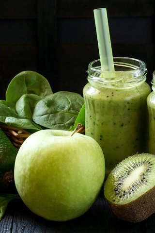 Обои напиток, фрукты, яблоки, коктейль, киви, авокадо, смузи, drink, fruit, apples, cocktail, kiwi, avocado, smoothies разрешение 3000x2000 Загрузить