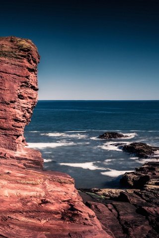 Обои скалы, море, побережье, шотландия, ангус, seaton cliffs, rocks, sea, coast, scotland, angus разрешение 2294x1100 Загрузить