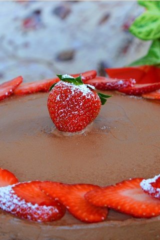 Обои клубника, ягоды, сладкое, торт, десерт, пирог, strawberry, berries, sweet, cake, dessert, pie разрешение 3006x1872 Загрузить