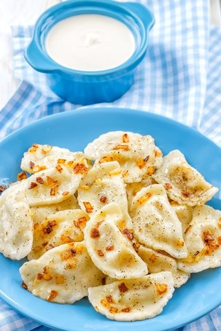 Обои еда, тарелка, начинка, тесто, вареники, food, plate, filling, the dough, dumplings разрешение 2912x2870 Загрузить