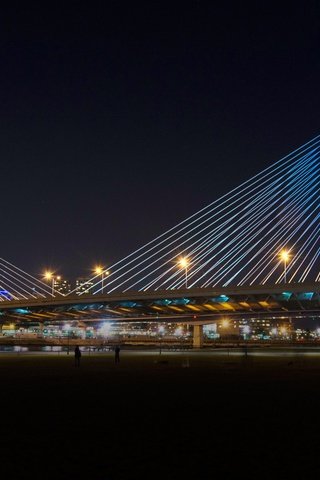 Обои ночь, огни, мост, сша, бостон, массачусетс, bunker hill bridge, night, lights, bridge, usa, boston, massachusetts разрешение 1920x1200 Загрузить