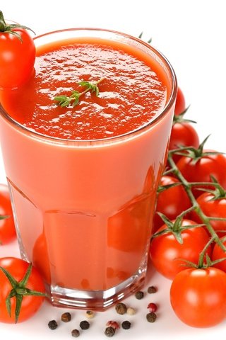 Обои овощи, стакан, помидоры, перец, сок, специи, vegetables, glass, tomatoes, pepper, juice, spices разрешение 3800x2840 Загрузить