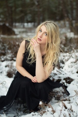 Обои снег, девушка, блондинка, взгляд, волосы, lesley, snow, girl, blonde, look, hair разрешение 2048x1365 Загрузить