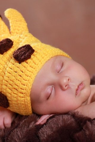 Обои дети, спит, ребенок, шапка, младенец, children, sleeping, child, hat, baby разрешение 2556x1600 Загрузить