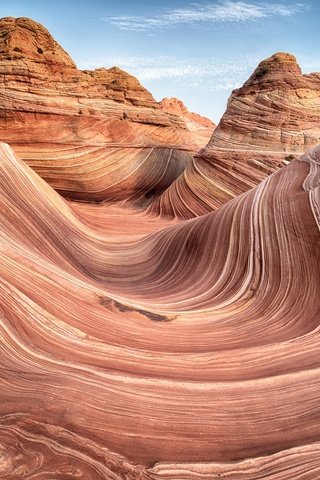 Обои скалы, текстура, волны, узор, каньон, сша, аризона, jens bernard, the wave, rocks, texture, wave, pattern, canyon, usa, az разрешение 2048x1365 Загрузить