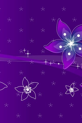 Обои цветы, линии, фон, цвет, фиолетовый, flowers, line, background, color, purple разрешение 1920x1200 Загрузить