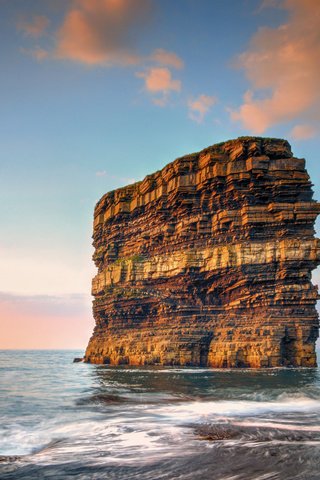 Обои море, скала, ирландия, графство мейо, sea, rock, ireland, county mayo разрешение 2048x1359 Загрузить