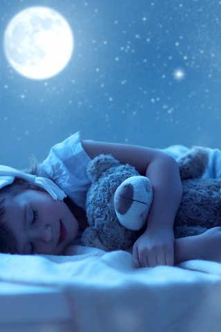 Обои ночь, сон, мишка, игрушка, ребенок, окно, подоконник, пижама, night, sleep, bear, toy, child, window, sill, pajamas разрешение 5000x3455 Загрузить