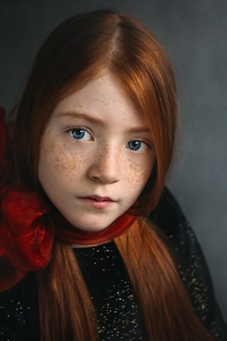 Обои портрет, рыжеволосая, взгляд, freya, дети, девочка, волосы, лицо, ребенок, веснушки, portrait, redhead, look, children, girl, hair, face, child, freckles разрешение 2048x1463 Загрузить