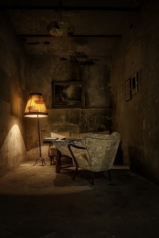 Обои лампа, комната, кресло, гостиная, торшер, der hamlet, lamp, room, chair, living room, floor lamp разрешение 2048x1408 Загрузить