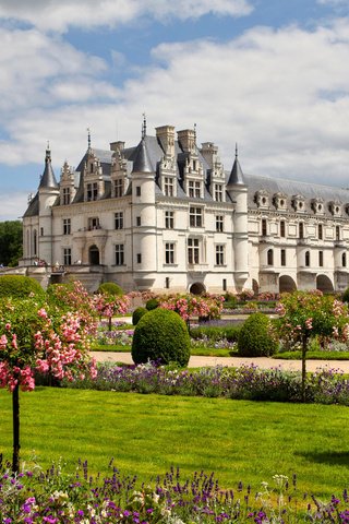 Обои парк, замок, архитектура, франция, шенонсо, замок шенонсо, chateau de chenonceau, park, castle, architecture, france, chenonceau, the castle of chenonceau разрешение 1920x1200 Загрузить